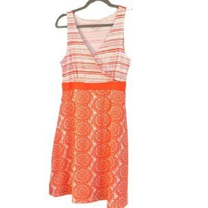 Lola Athletic Woman’s M Dress Geometric Pattern Athleisure Athletic Everyday